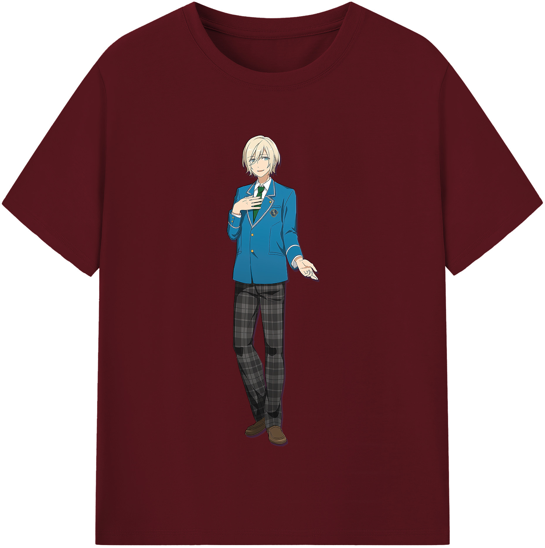 （画像用） あんさんぶるスターズ! Ensemble Stars 綿100％半袖Tシャツ（フロントプリント）